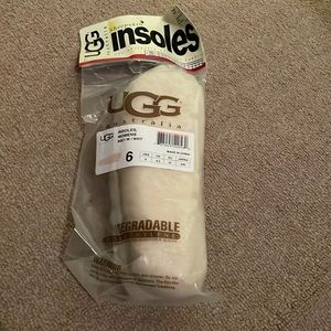 New unused unopened package authentic UGG sheepskin insoles woman’s size 6